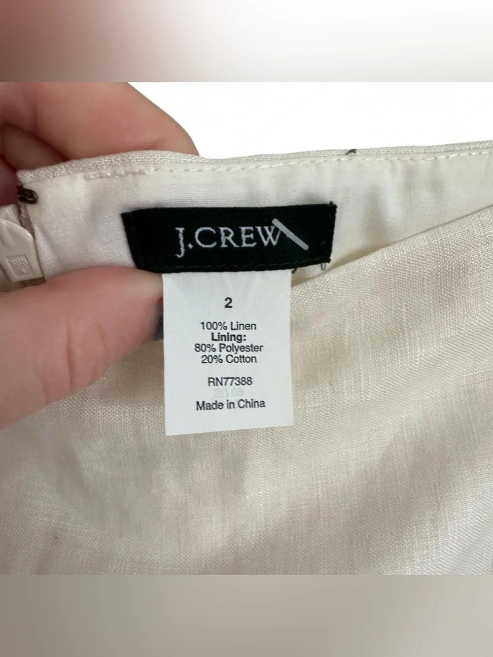 J.Crew Linen Ombre Skirt